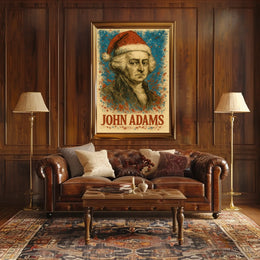 John Adams 2nd President of the United States Christmas SeriesPoster