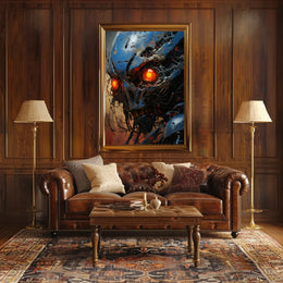 Cybernetic Visage Poster PosterGoat