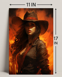 The Fiery Cowgirl Poster