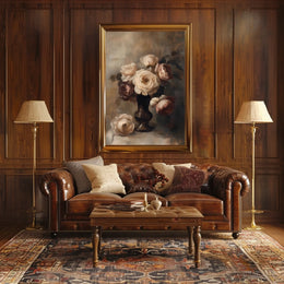 Elegant Floral Still Life Poster