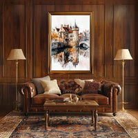 Belgium Ghent Gravensteen Castle View Poster