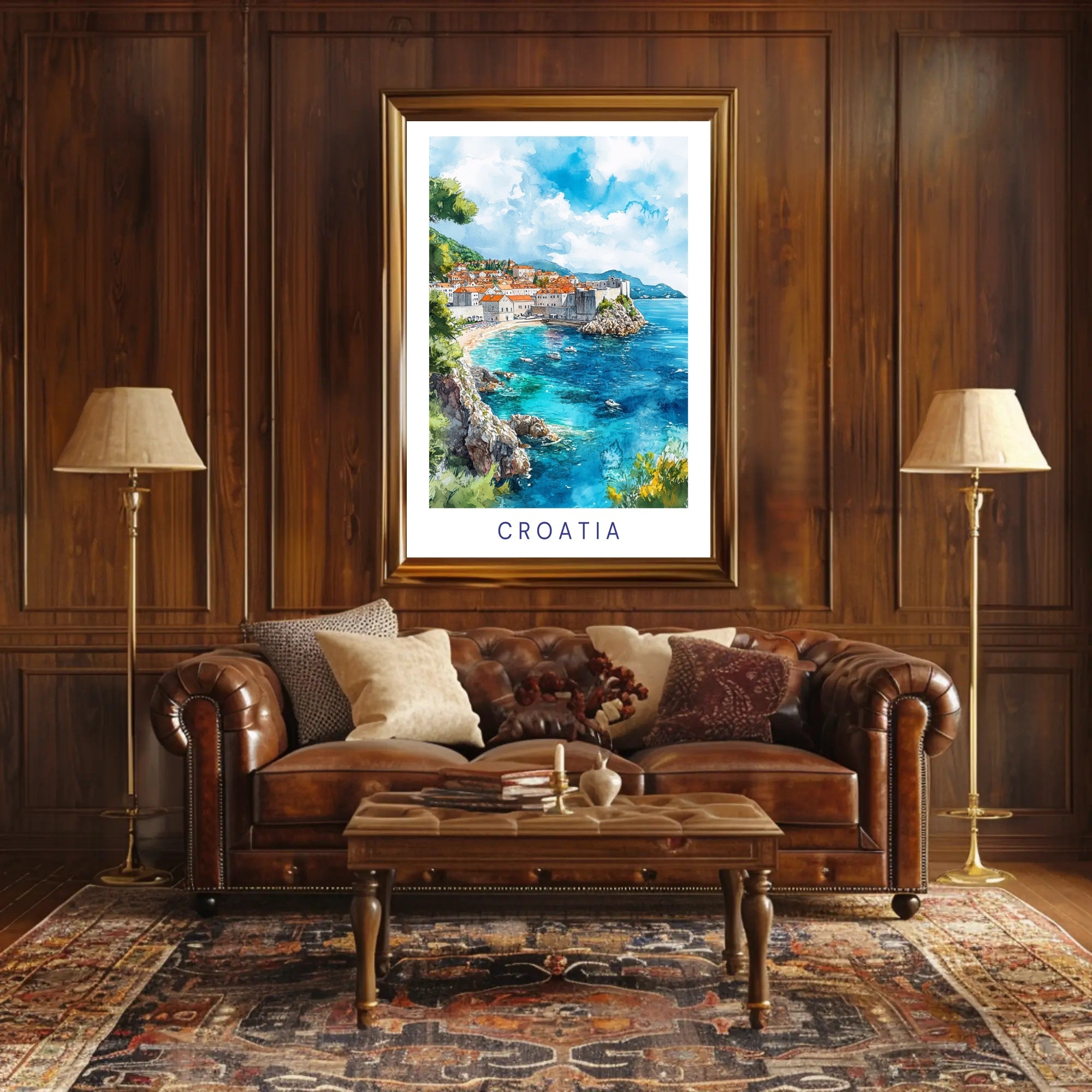 Coastal Beauty of Croatia Poster PosterGoat