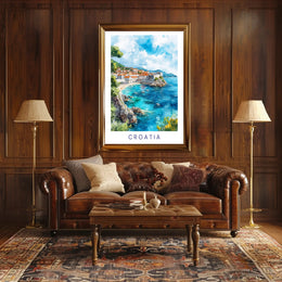 Coastal Beauty of Croatia Poster PosterGoat