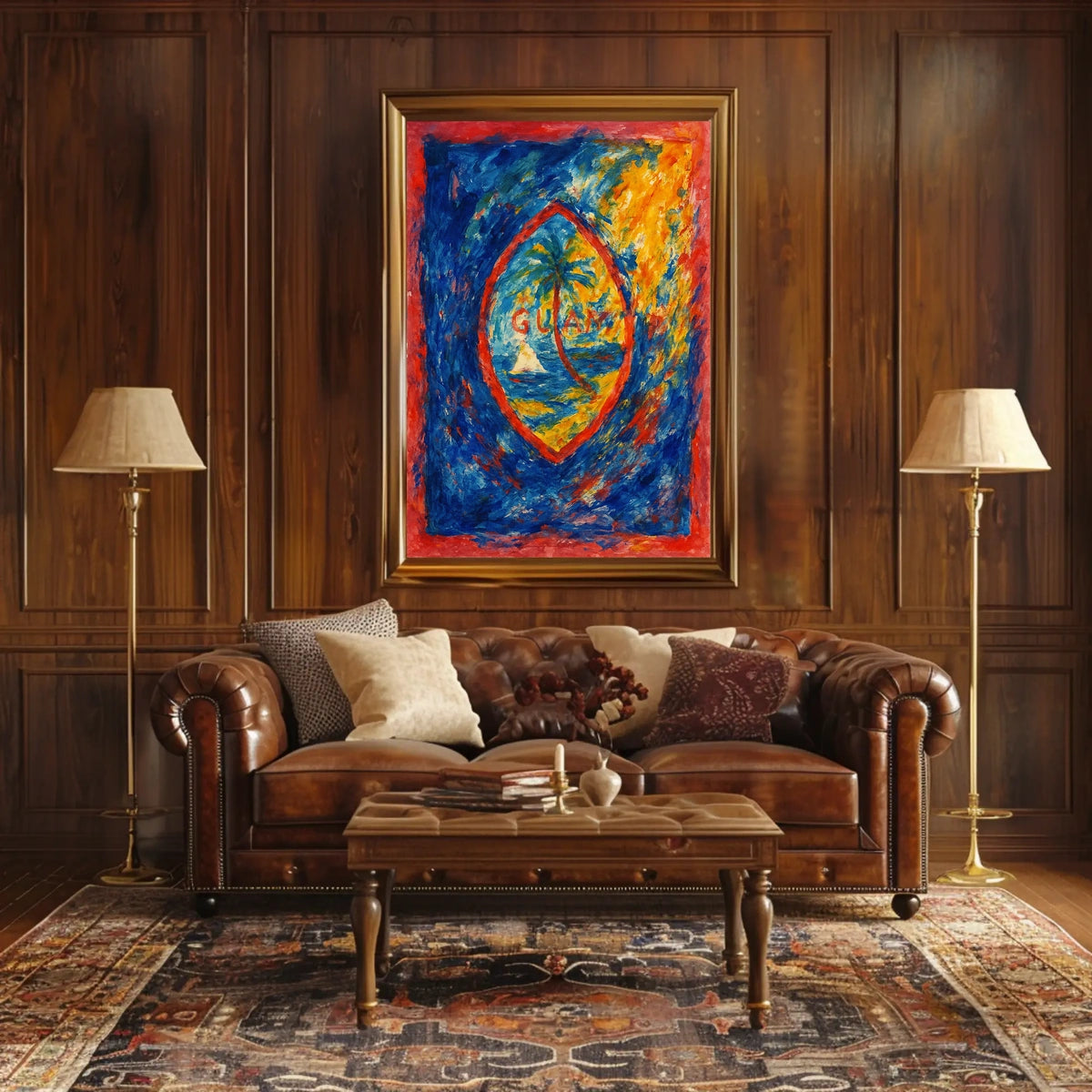 Vibrant Guam Poster