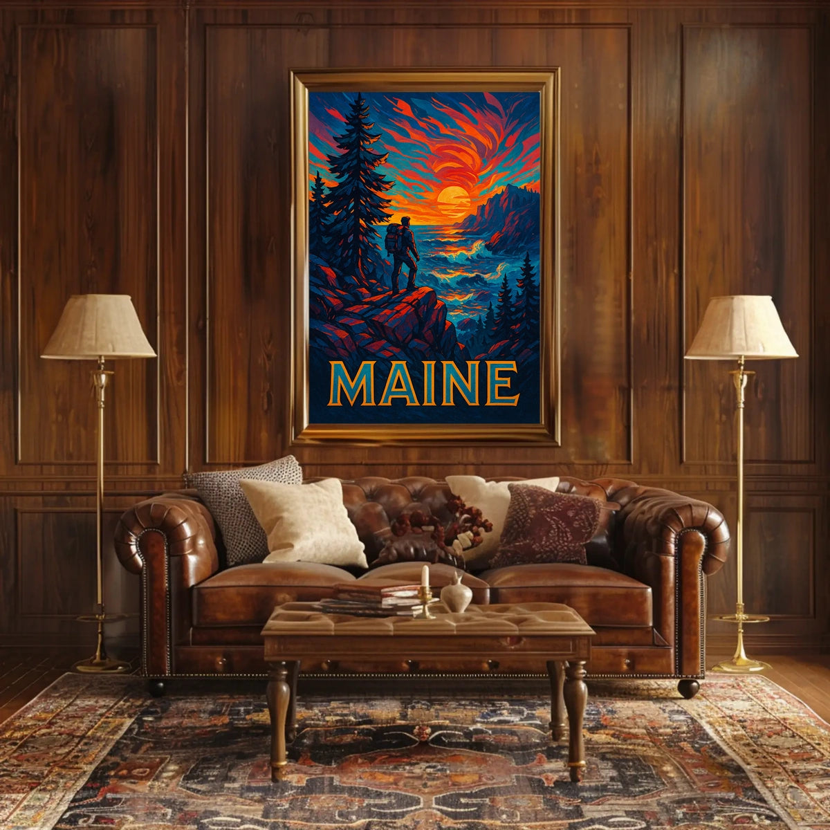 Maine Adventure Poster