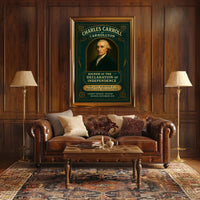 Charles Carroll of Carrollton Exhibit Poster