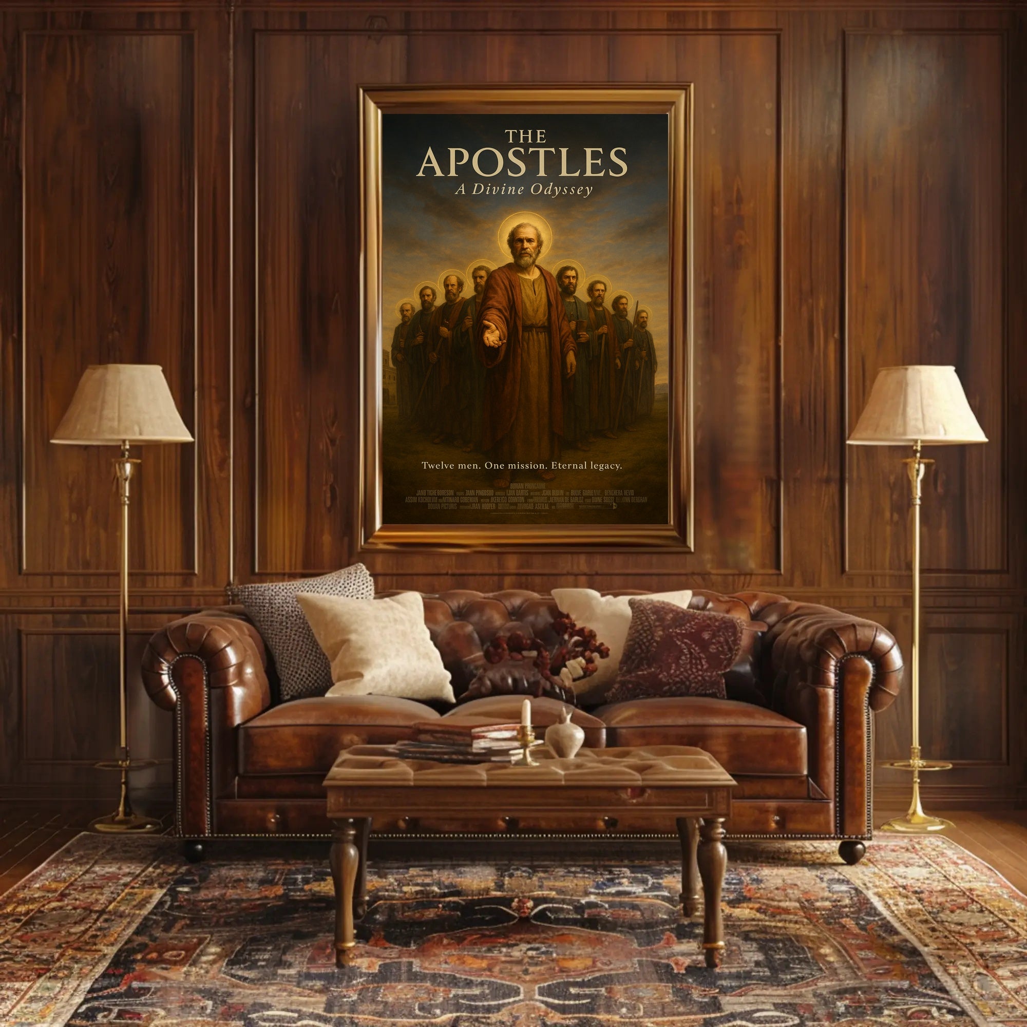 Apostles' Sacred Journey Classic Artistic Poster PosterGoat