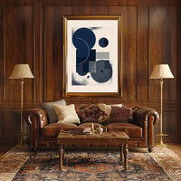 Vintage Architectural Silhouettes Art Poster