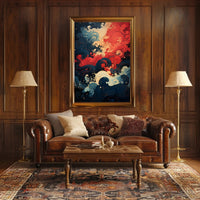 Abstract Waves Of Color Abstract Poster