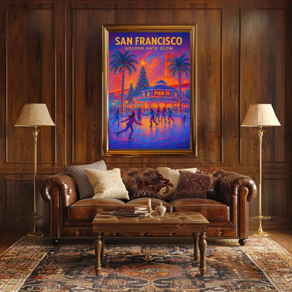 San Francisco Golden Gate Glow Poster