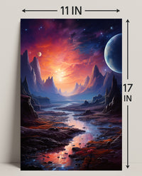 Celestial Landscape Poster PosterGoat