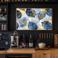 Abstract Leaves Art Poster