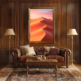 Desert Dunes at Sunset Poster