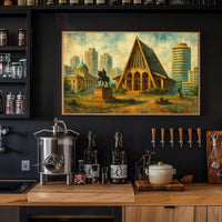 Urban Architectural Harmony Wanderlust Minimalist Poster