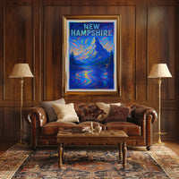 New Hampshire Vibrant Landscapes Poster