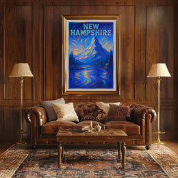 New Hampshire Vibrant Landscapes Poster