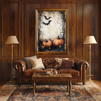 Halloween Vibe: Spooky Autumn Night Artistics Poster