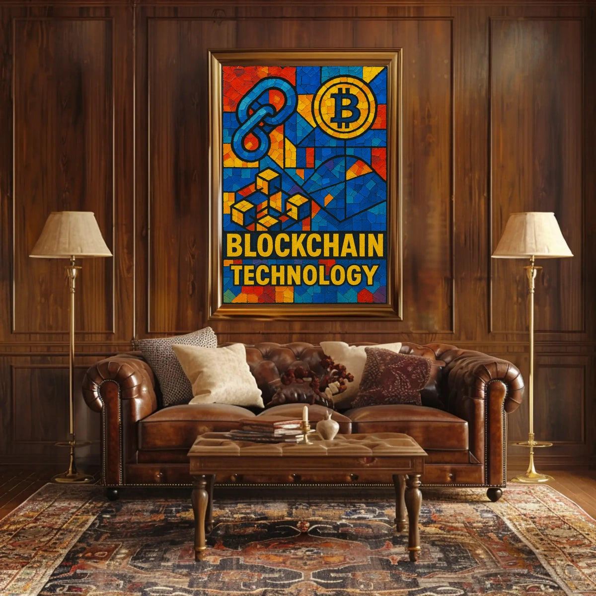 Blockchain Technology Poster