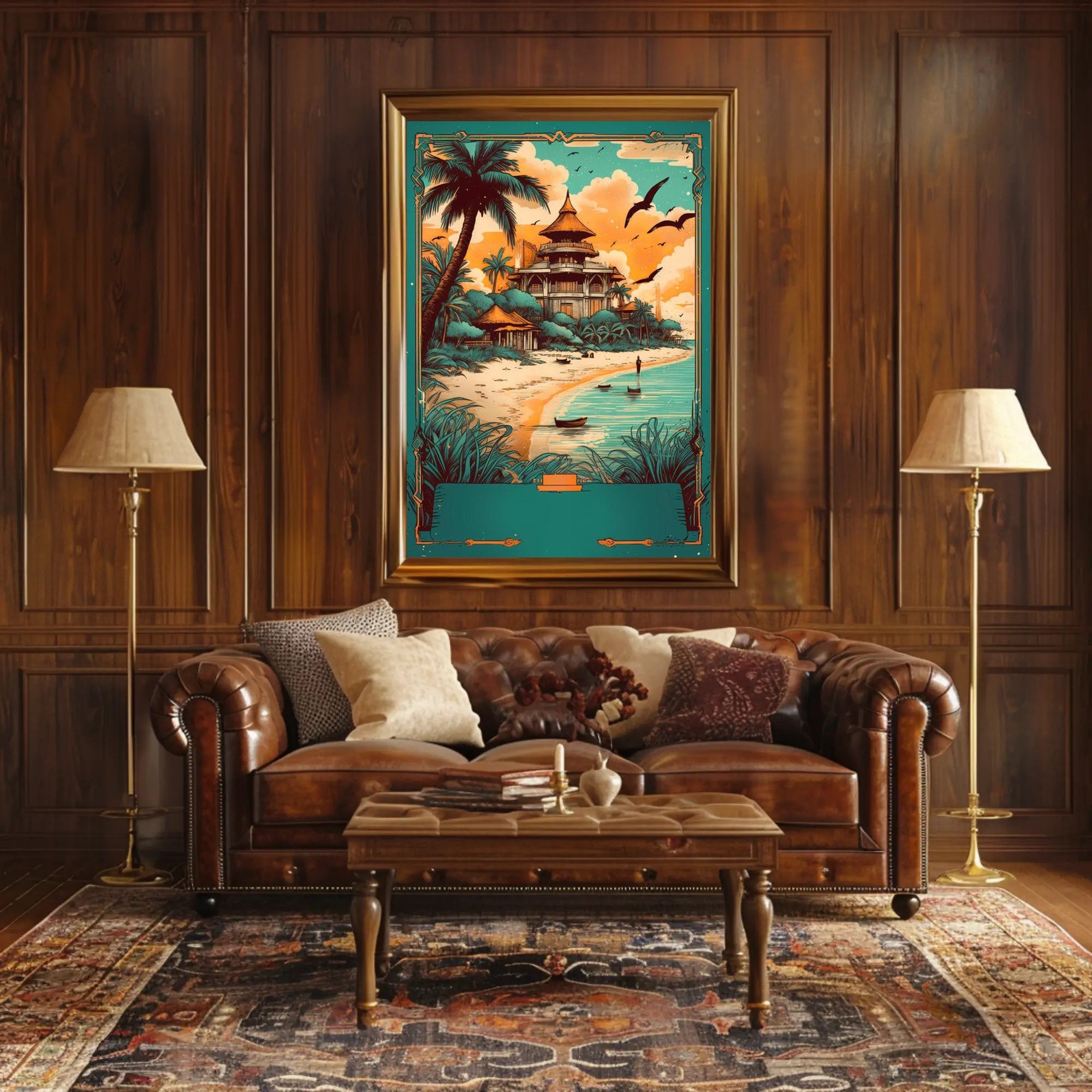 Tropical Paradise Retreat Poster