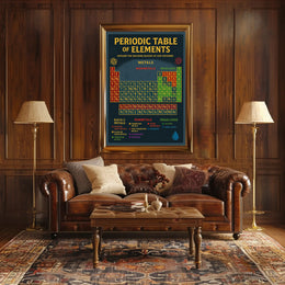 Periodic Table Science Poster: Educational or Infographic Poster