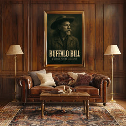 Buffalo Bill Old West Historical Recruitment Poster