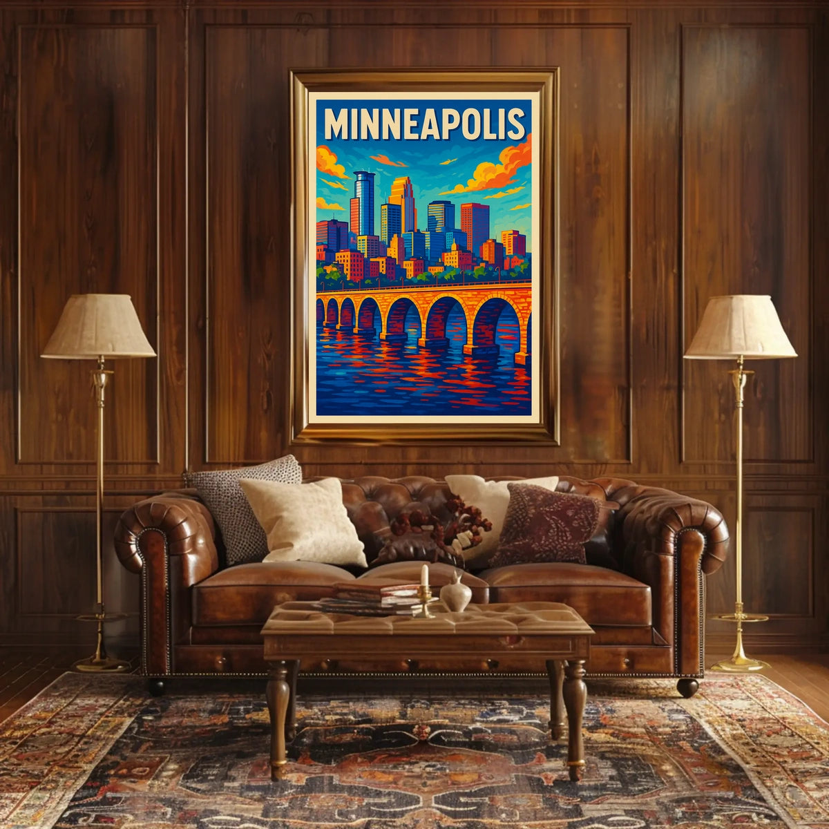Minneapolis Skyline Poster