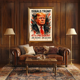 Donald Trump The Bold Visionary Poster