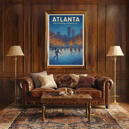 Atlanta Southern Snowfall Poster