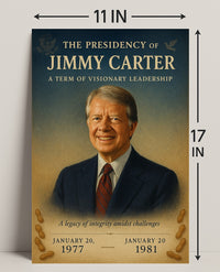 Jimmy Carter Presidential Tribute Photo Tribute Poster PosterGoat
