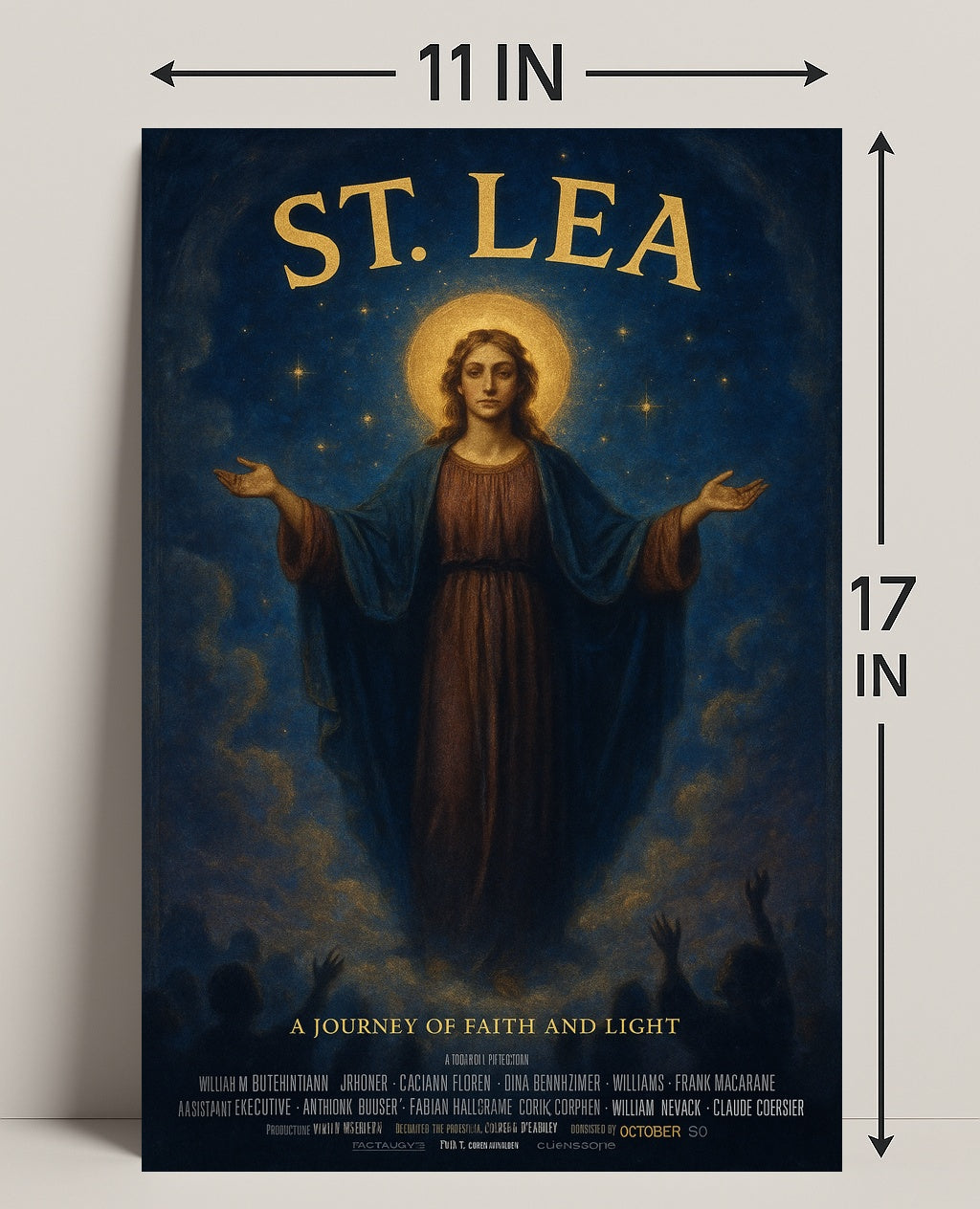 St. Lea A Journey Of Faith And Light Poster