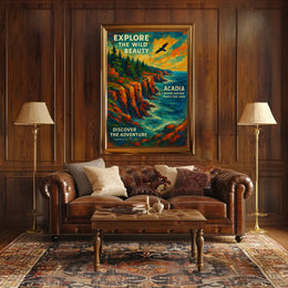 Explore the Wild Beauty of Acadia Poster PosterGoat