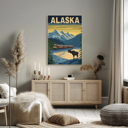 Alaskan Scenic Railroad Poster