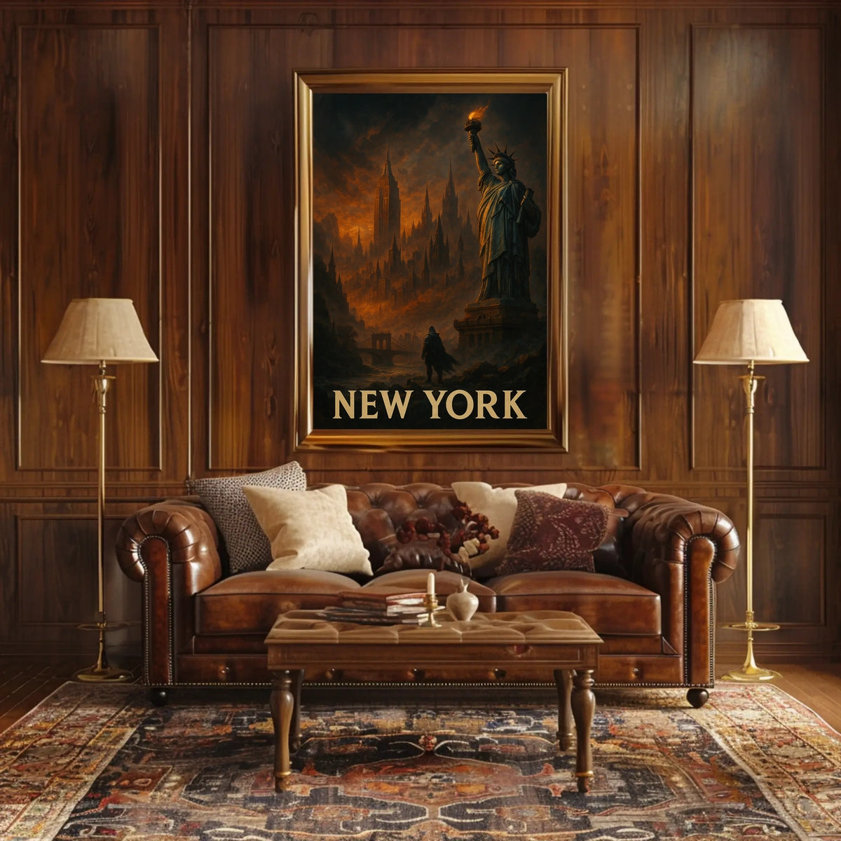 New York A Dramatic Skyline Poster