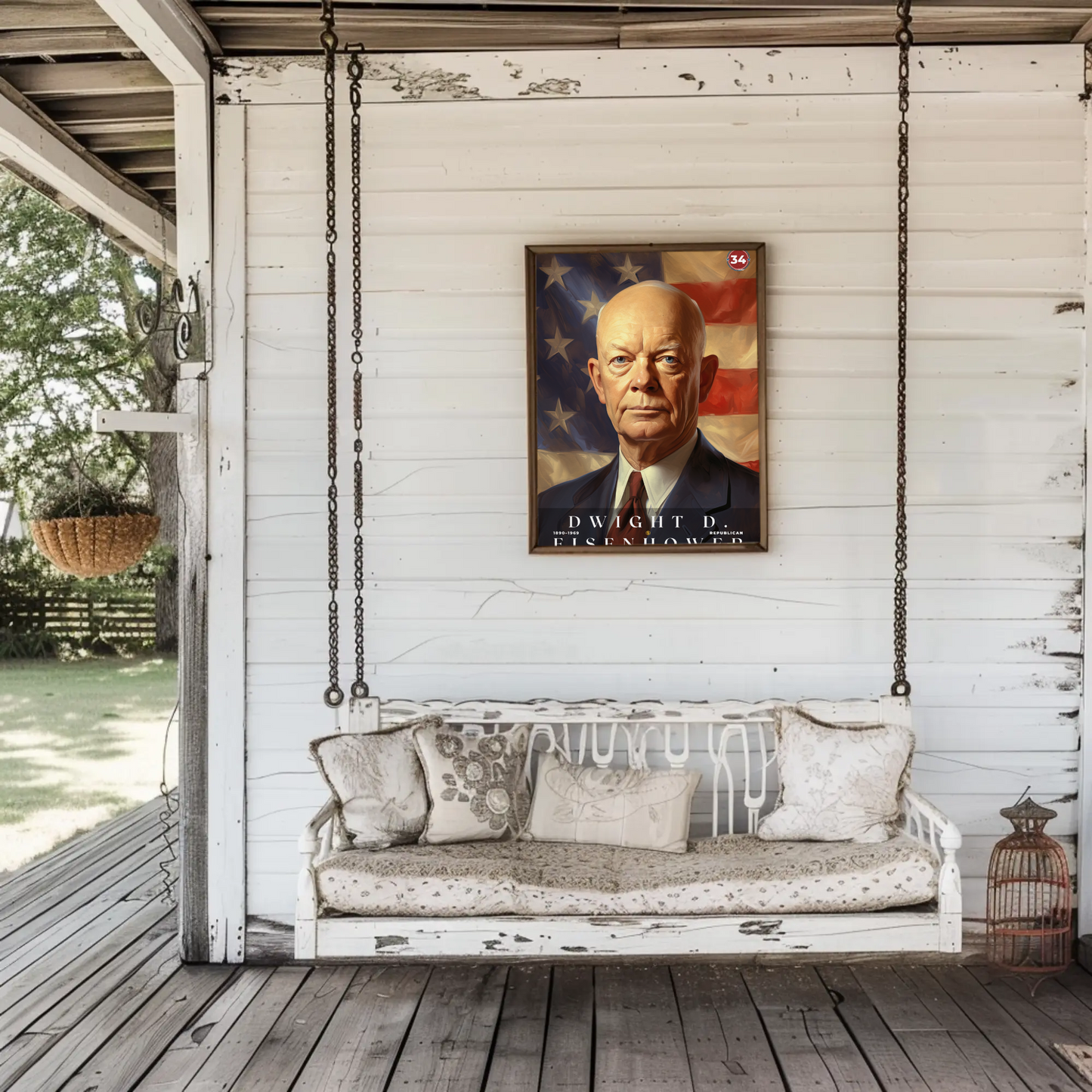 Dwight Eisenhower 34th President Of The United States Portrait