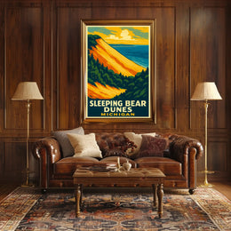 Sleeping Bear Dunes Michigan Poster