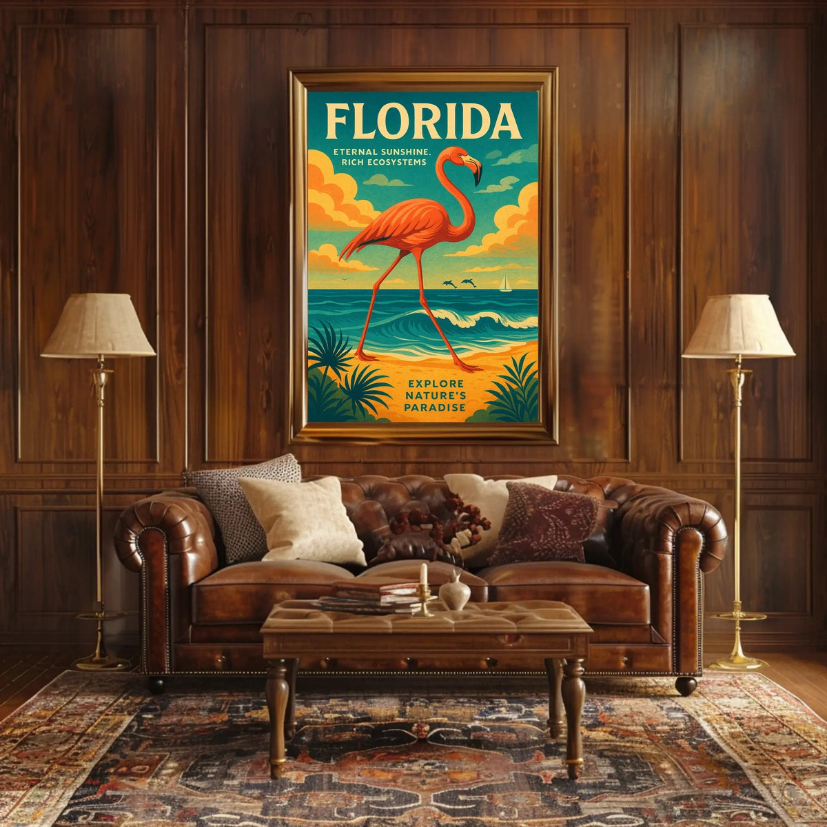Florida Explore Natures Paradise Poster