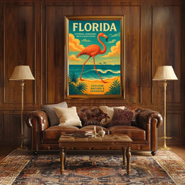 Florida Explore Natures Paradise Poster