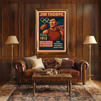 Jim Thorpe Legendary Olympic Champion Jim Thorpe Poster