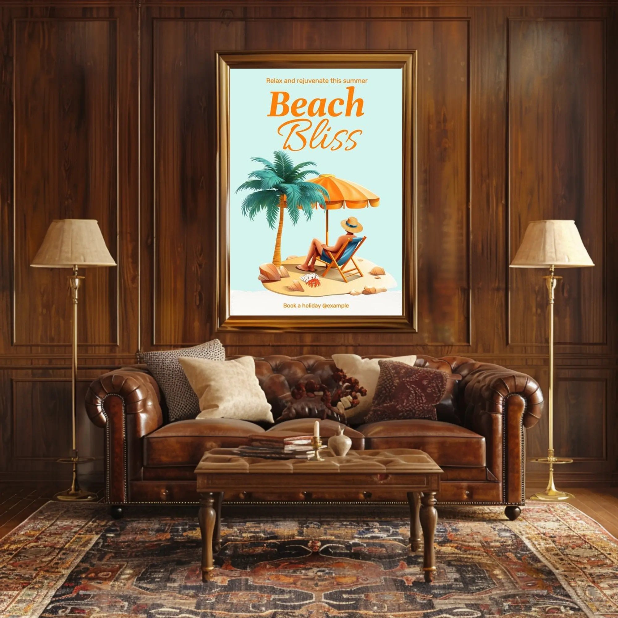 Beach Bliss Poster PosterGoat