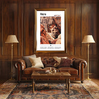 Petra Treasury Art Print Cultural or Heritage Poster PosterGoat