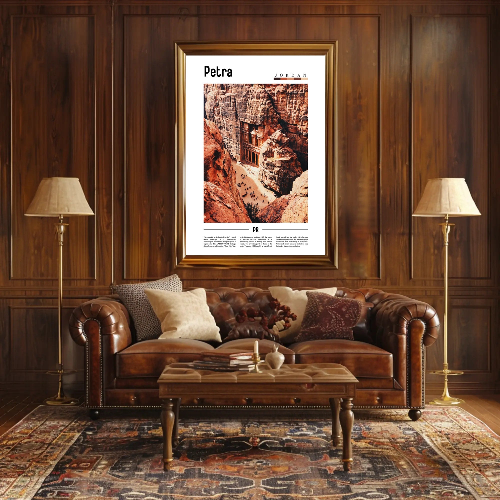 Petra Treasury Art Print Cultural or Heritage Poster PosterGoat