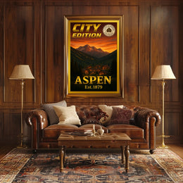 Aspen City Edition Poster