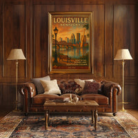 Louisville, Kentucky Home of the Derby and Southern Charm Poster