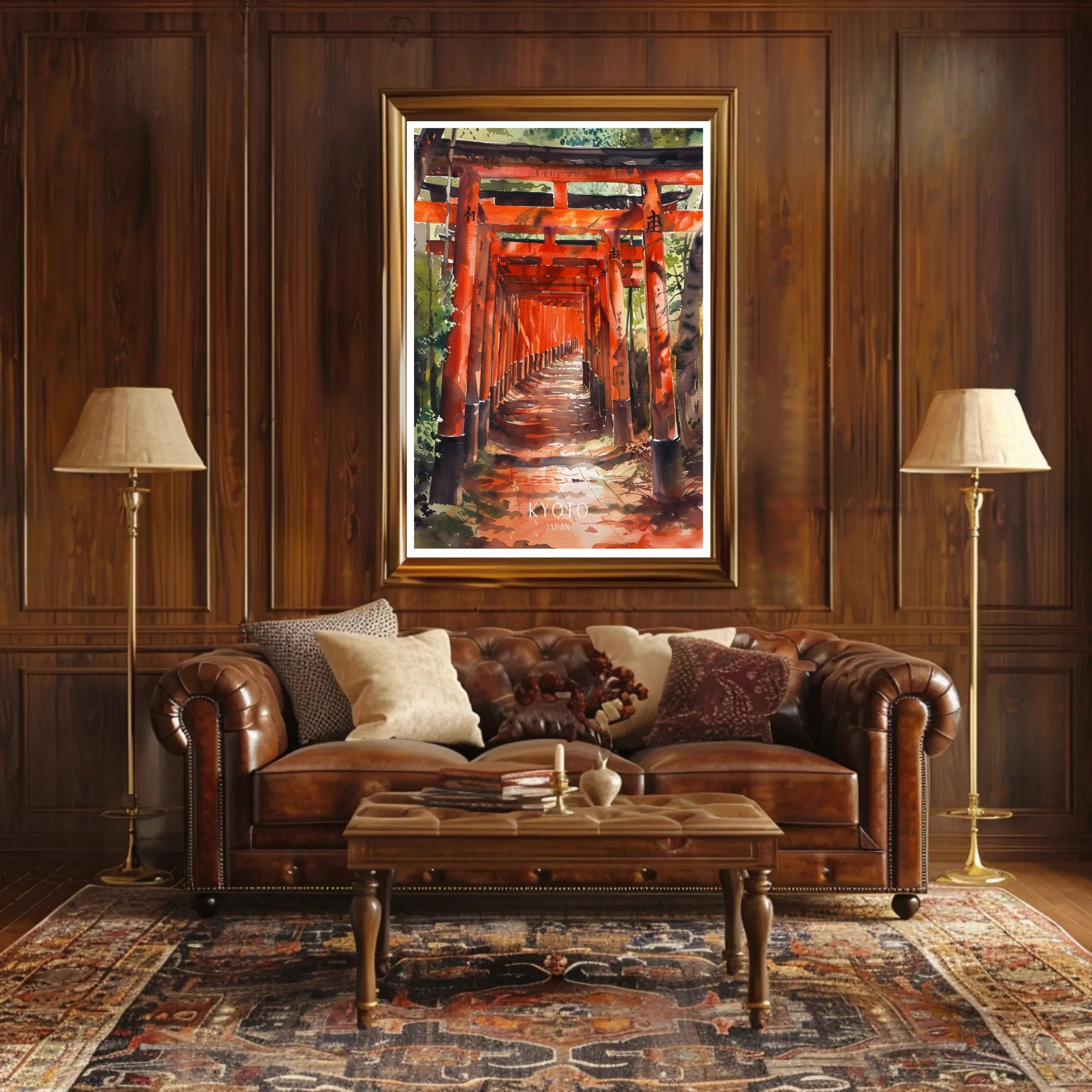 Fushimi Inari Shrine Torii Gates Cultural Heritage Poster PosterGoat