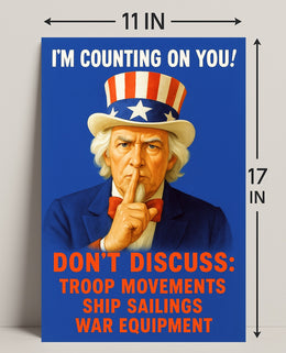 I'm Counting on You! Poster PosterGoat