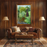 Contemplation by the Water's Edge Poster