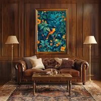 Vibrant Jungle Symphony Wall Art Print