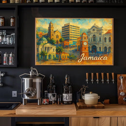 Vibrant Jamaica Poster
