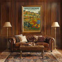Amsterdam Bloemenmarkt Poster