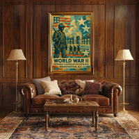 World War Ii Memorial Poster